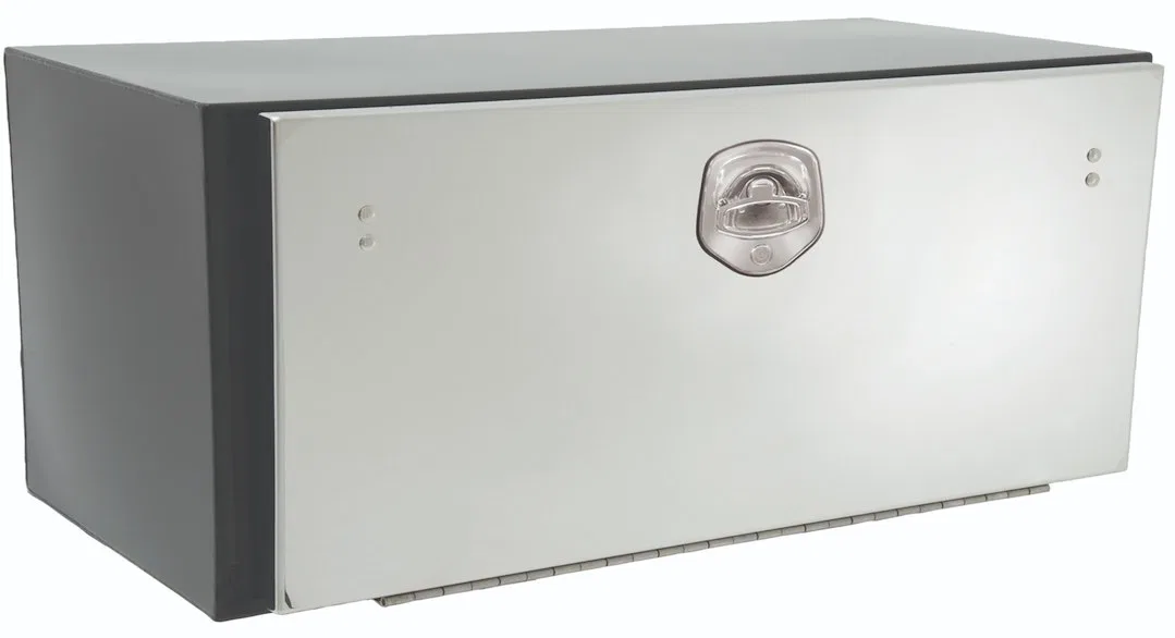 STSD36A – PHOENIX USA Tool Box, Single Lid Powder Coated Black Stainless Steel 36 Inch Length x 18 Inch Width x 18 In...